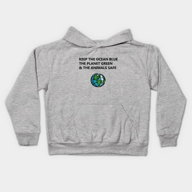 Eco Planet Kids Hoodie by SJAdventures